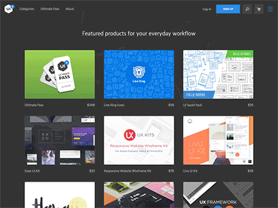 UI8 v5 — Creative Dash