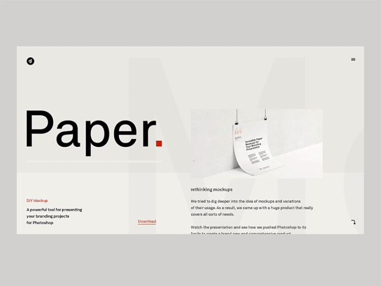 Paper Mockup Pack by  Ruslanlatypov  for  LSTORE