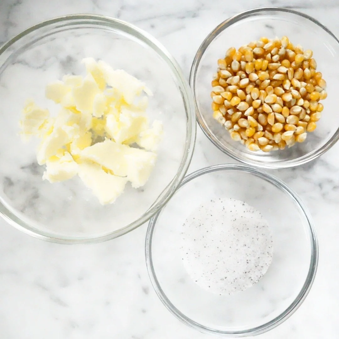 Amazing popcorn only requires three key ingredients. Photo: The Vancouverite