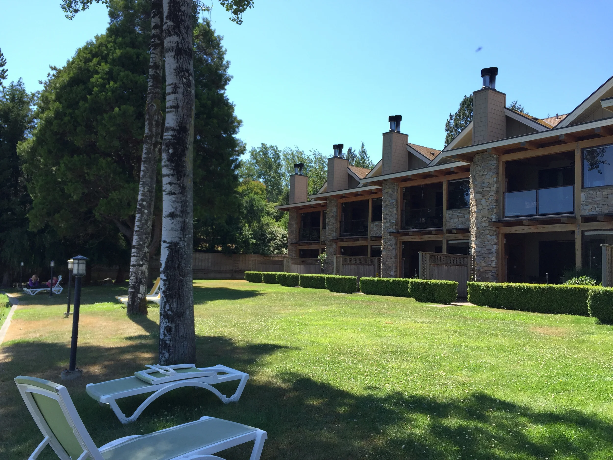 The oceanfront villas at the Galiano Inn and Spa. Photo: The Vancouverite