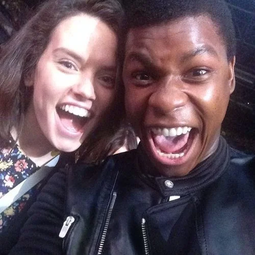daisy ridley and John boyega, photo source: pinterest