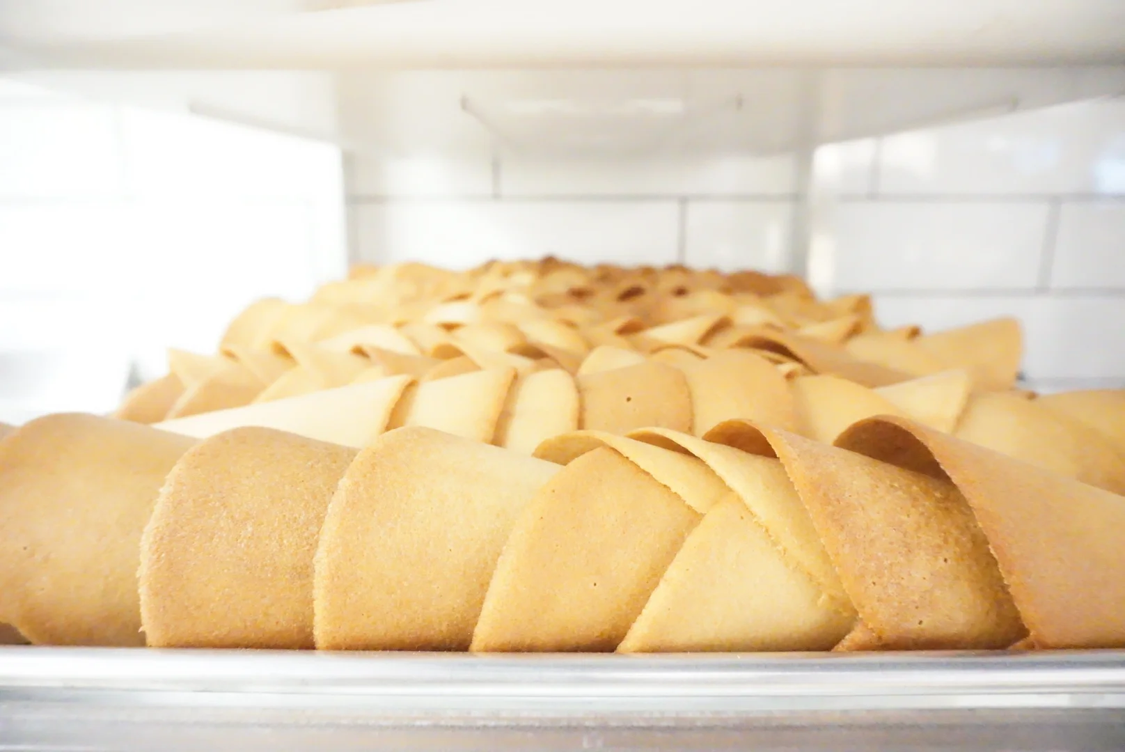 Tangram's signature cookie cone.