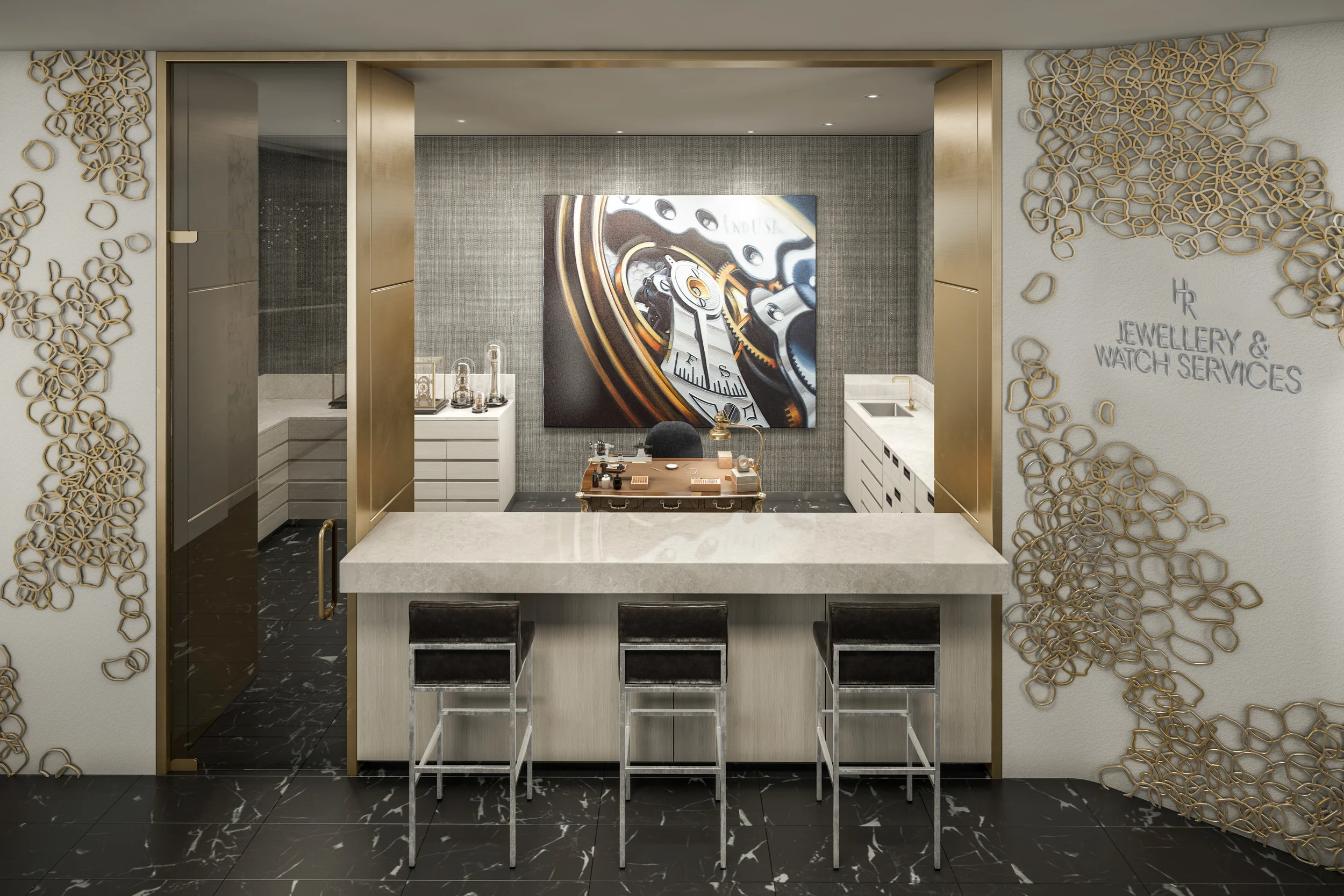 Holt Renfrew Vancouver's Jewelry and Watch Repair Space. Photo: Holt Renfrew