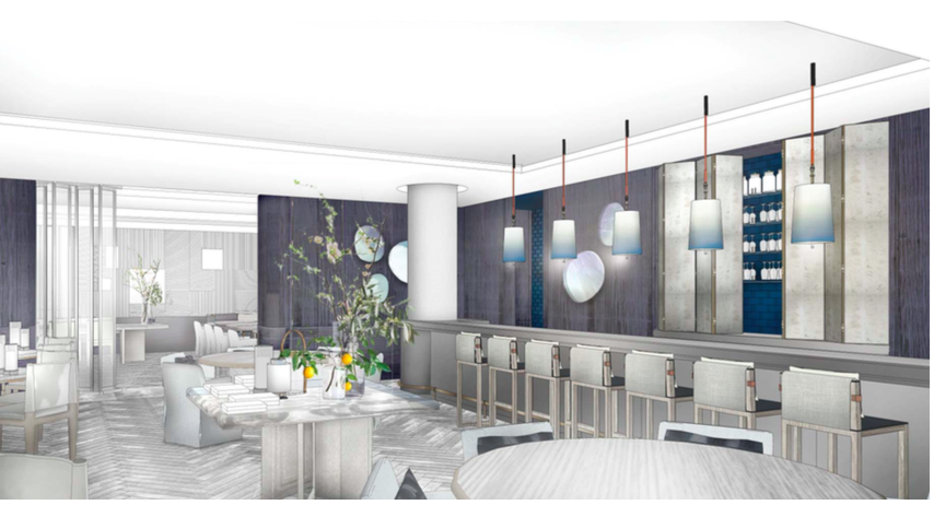 Holt Renfrew Vancouver's Cafe rendering. Photo: Holt Renfrew