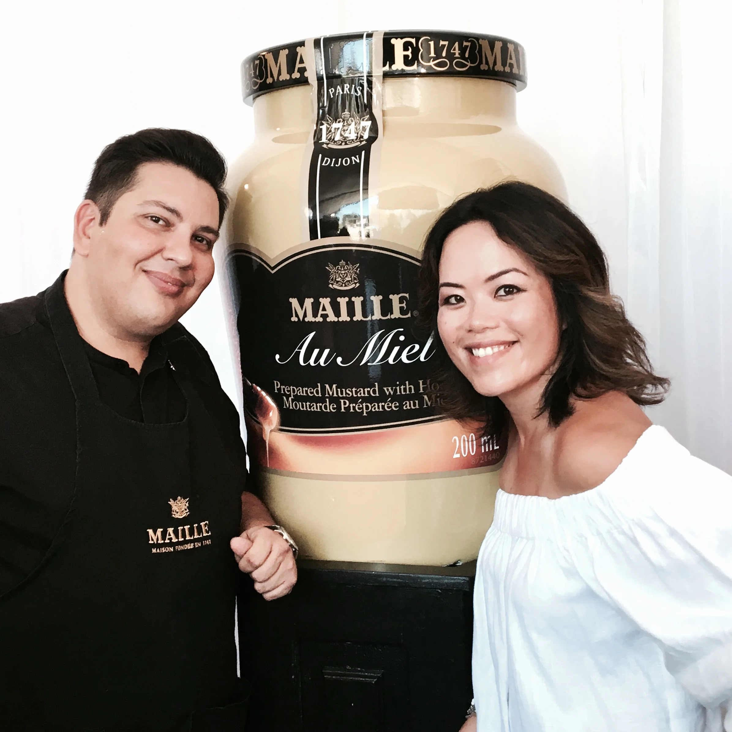 With La Maison Maille Mustard Sommelier, Harry Lalousis.
