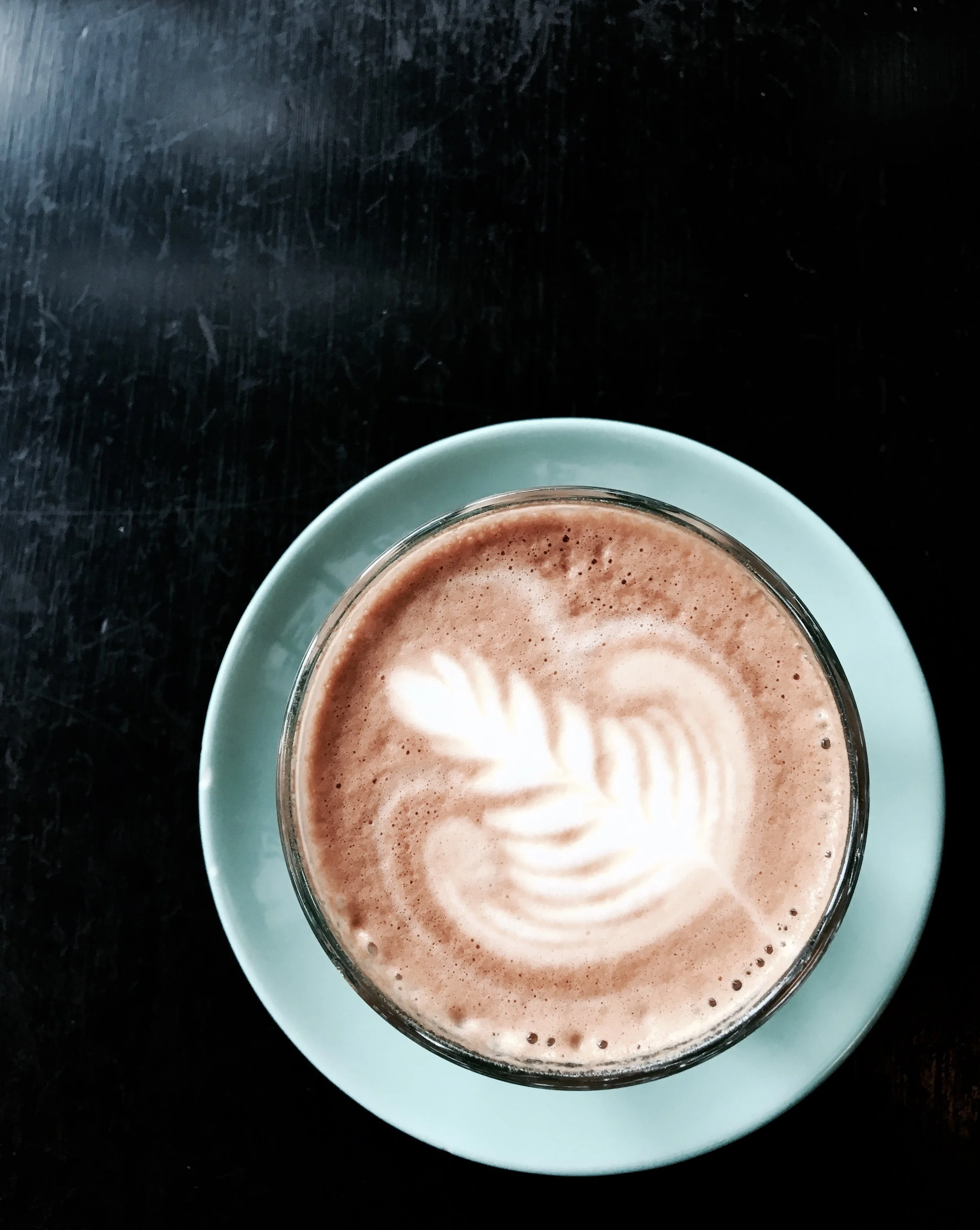 Back to reality with a wonderful cappuccino at Prado Cafe. Photo: The Vancouverite