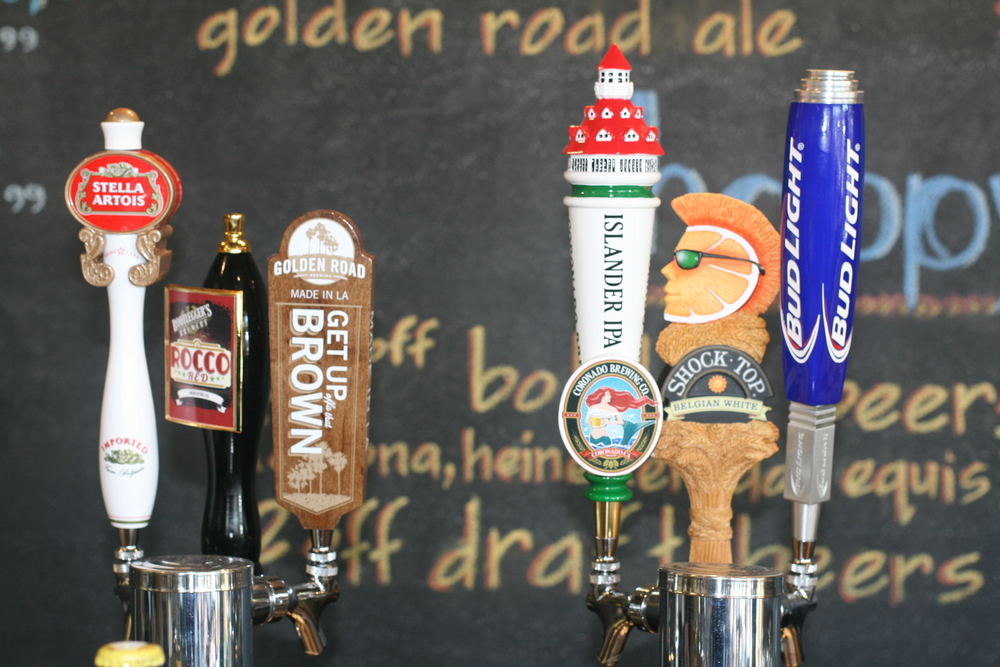 Draft and Craft Beers on Tap