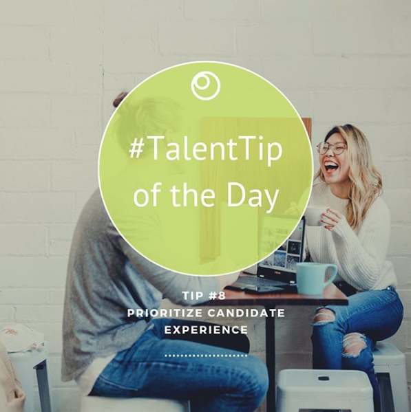 Prioritize Candidate Experience Designing an exceptionally good candidate experience has many benefits. If the candidate experience is designed properly, every first impression by the candidate should be that you care as an employer. If a candidates experience with your organization is outstanding and they don't accept or receive the job offer, they will still have positive things to say about you as an employer and possibly recommend others to apply. However, a poorly-designed candidate experience will undoubtedly have the candidate leaving your page with negative sentiment about their experience and you as an employer.