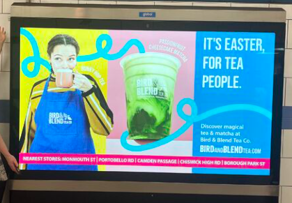 Bird & Blend Easter OOH Campaign Copy
