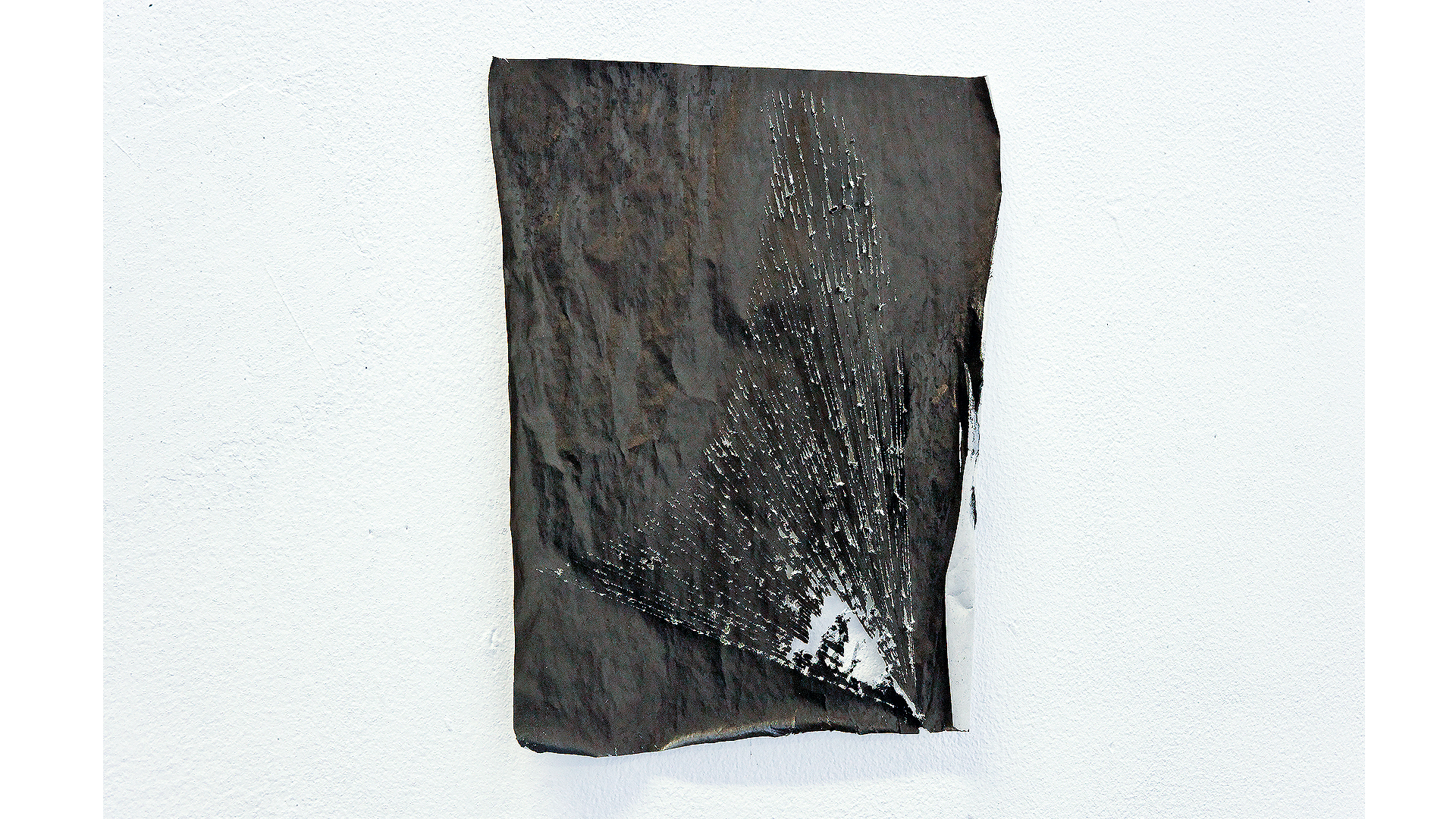  Scratch Black, 2009  Ink on paper, raked 