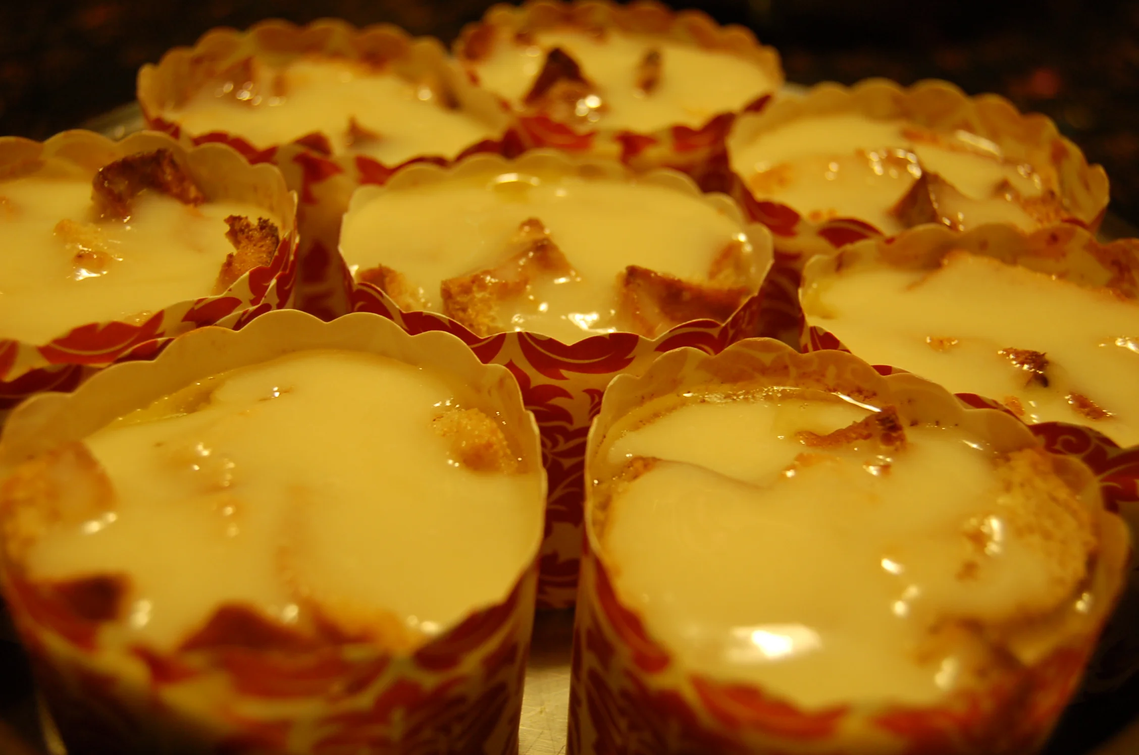 Mini New Orleans Style Bread Pudding