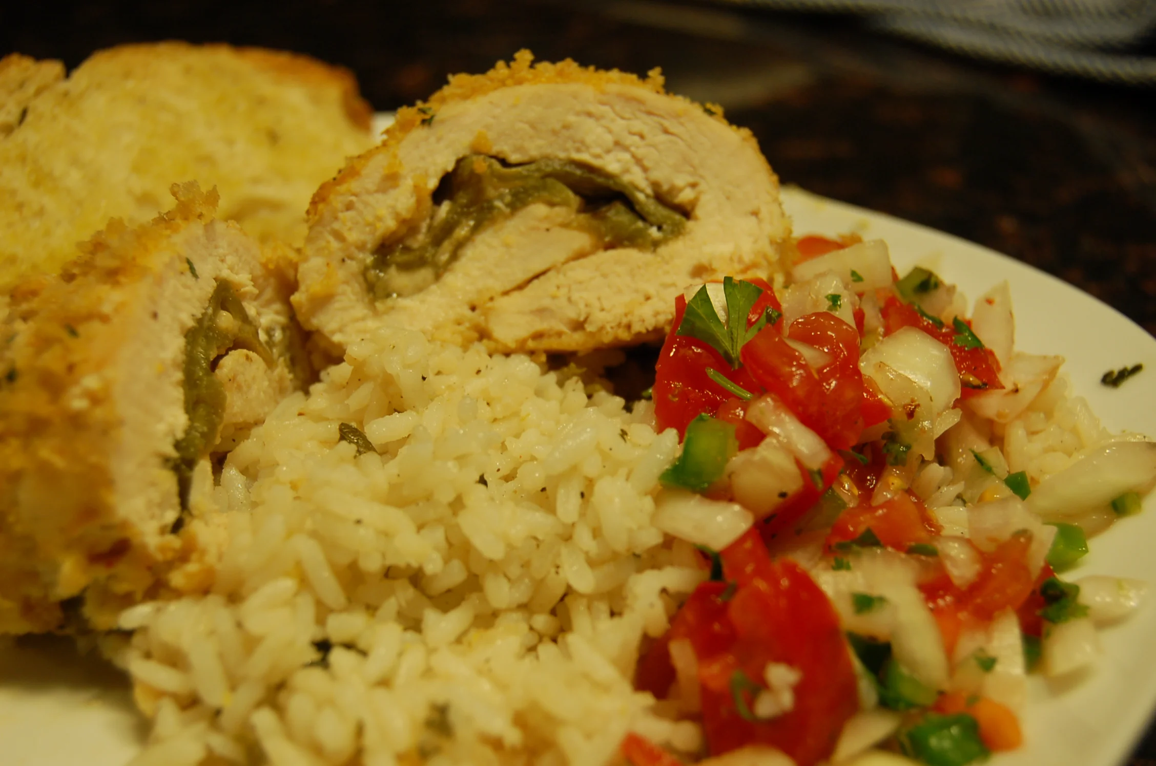 Chicken Chili Rellenos 