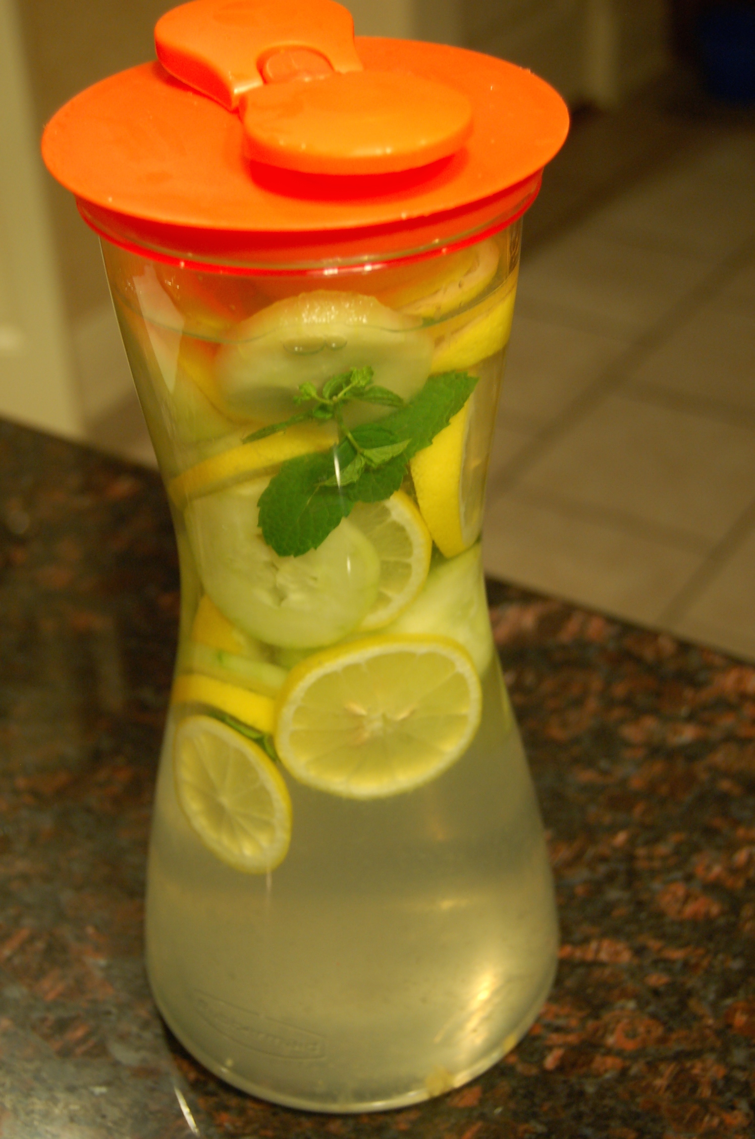 Fresh Lemon/Mint/Cucumber Water