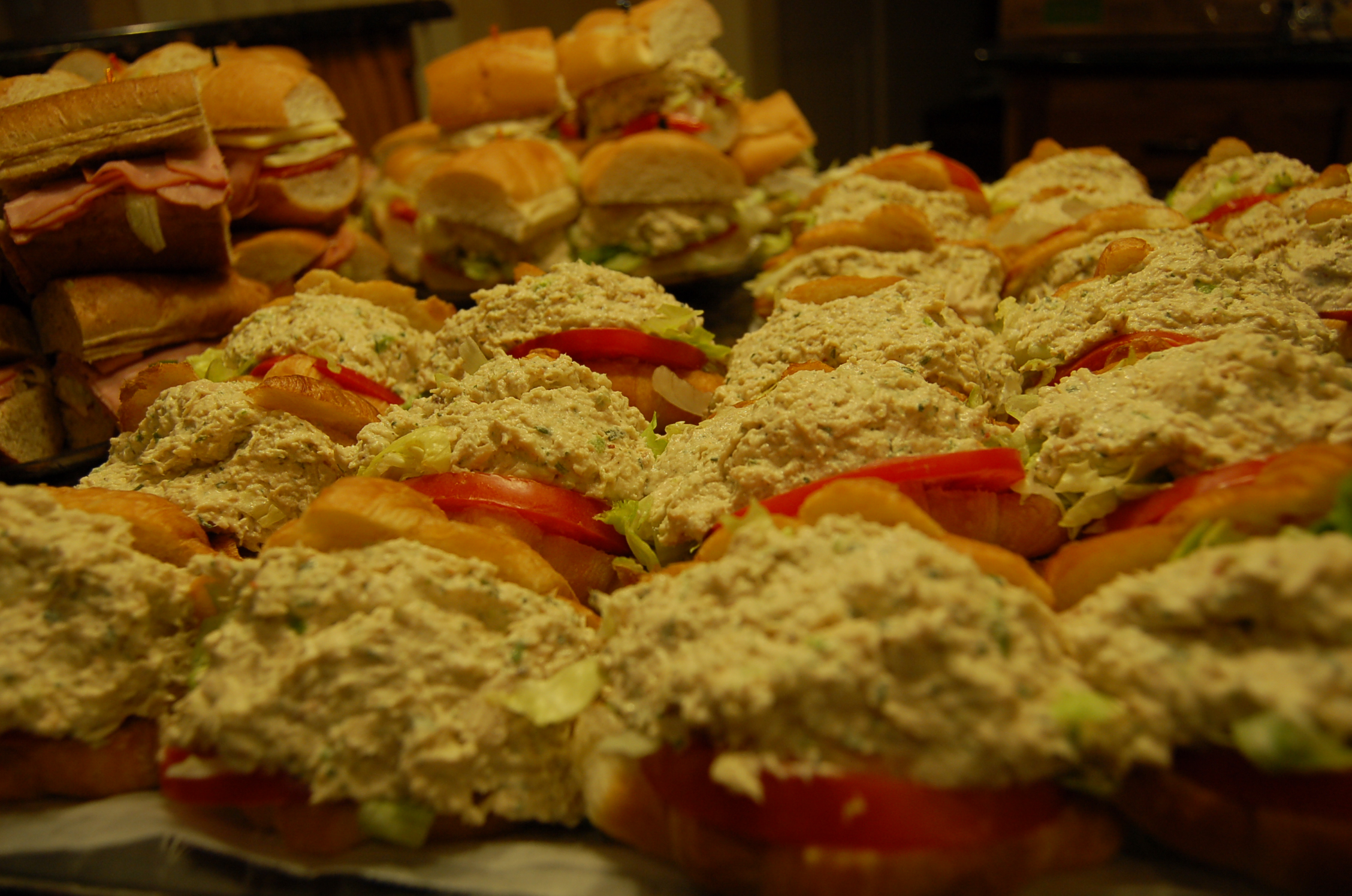 Chicken Salad Filled Croissants