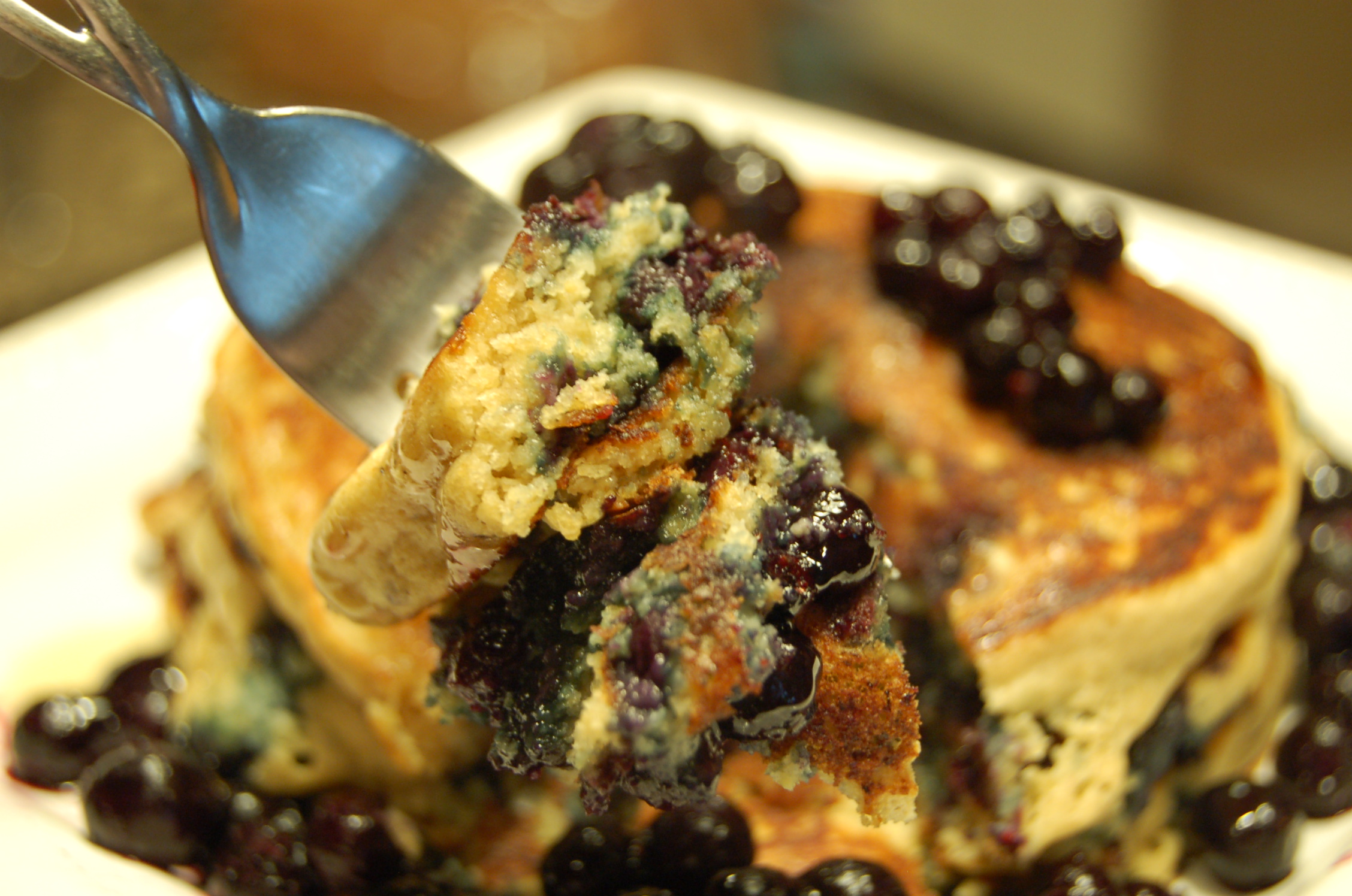 Blueberry Oatmeal Pancakes