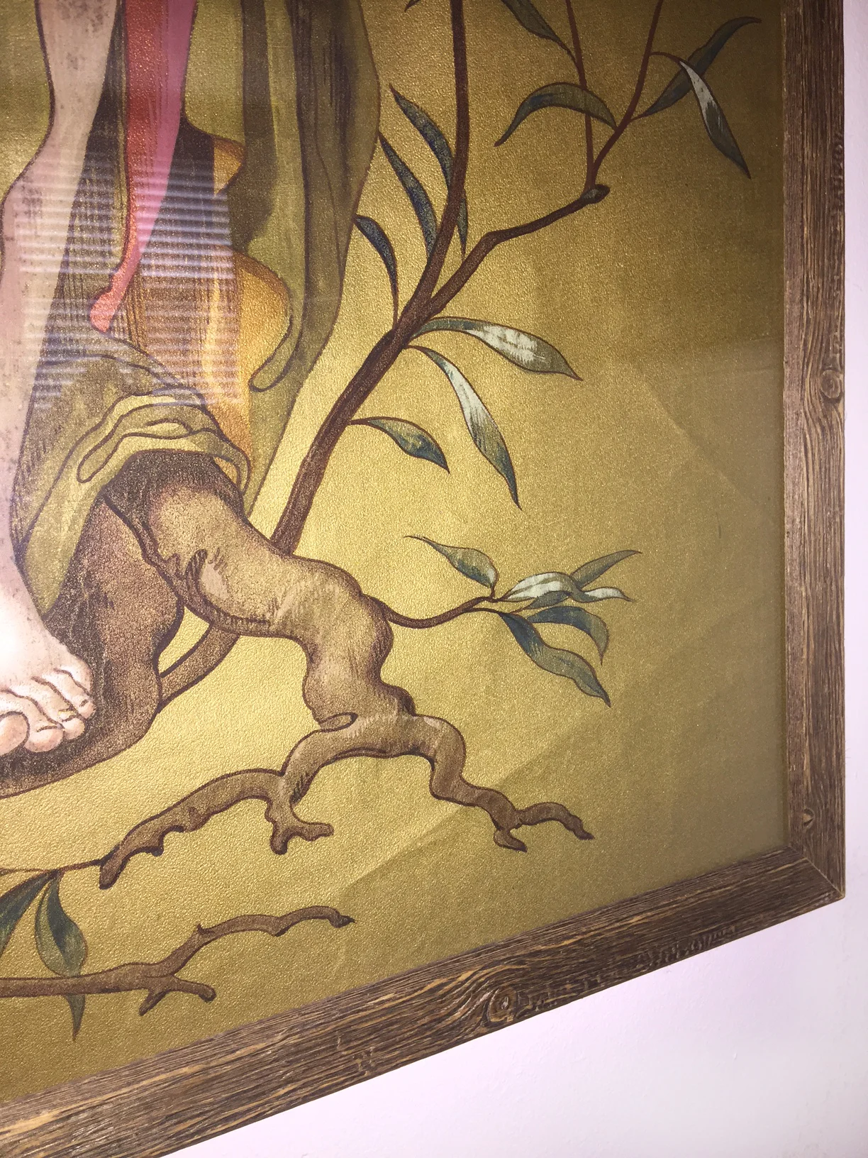FRENCH ART NOUVEAU HAND PAINTED POSTER