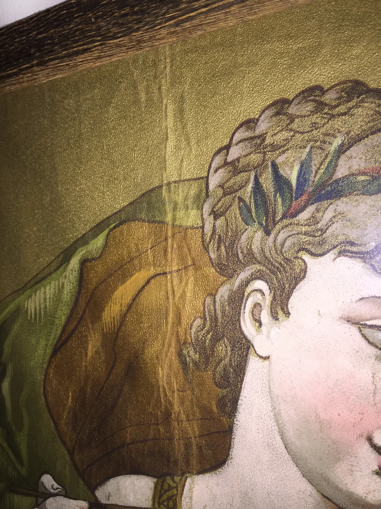 FRENCH ART NOUVEAU HAND PAINTED POSTER