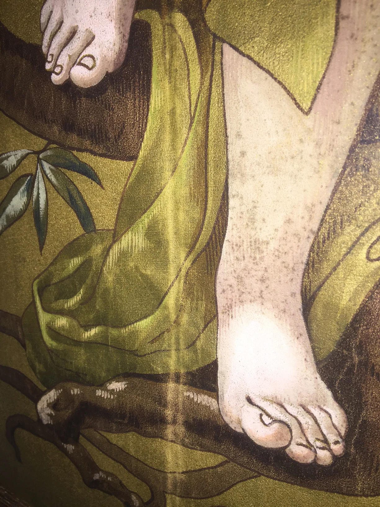 FRENCH ART NOUVEAU HAND PAINTED POSTER