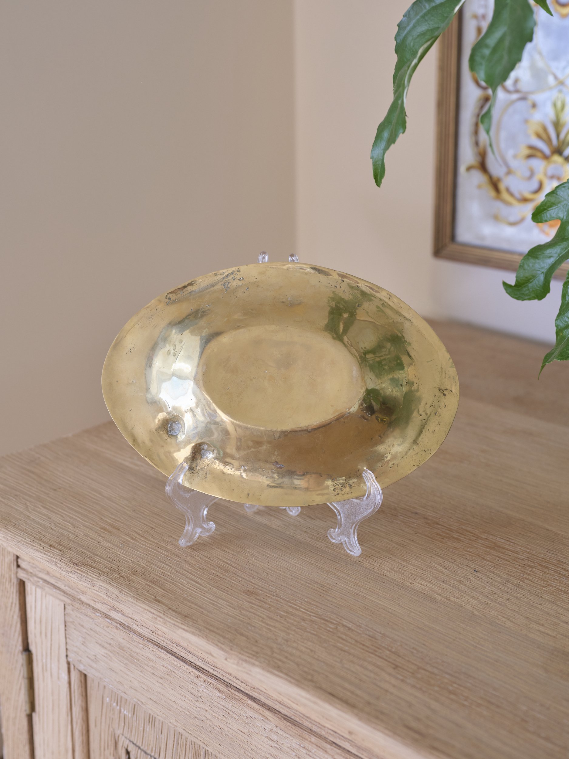 Art Nouveau Brass Tray