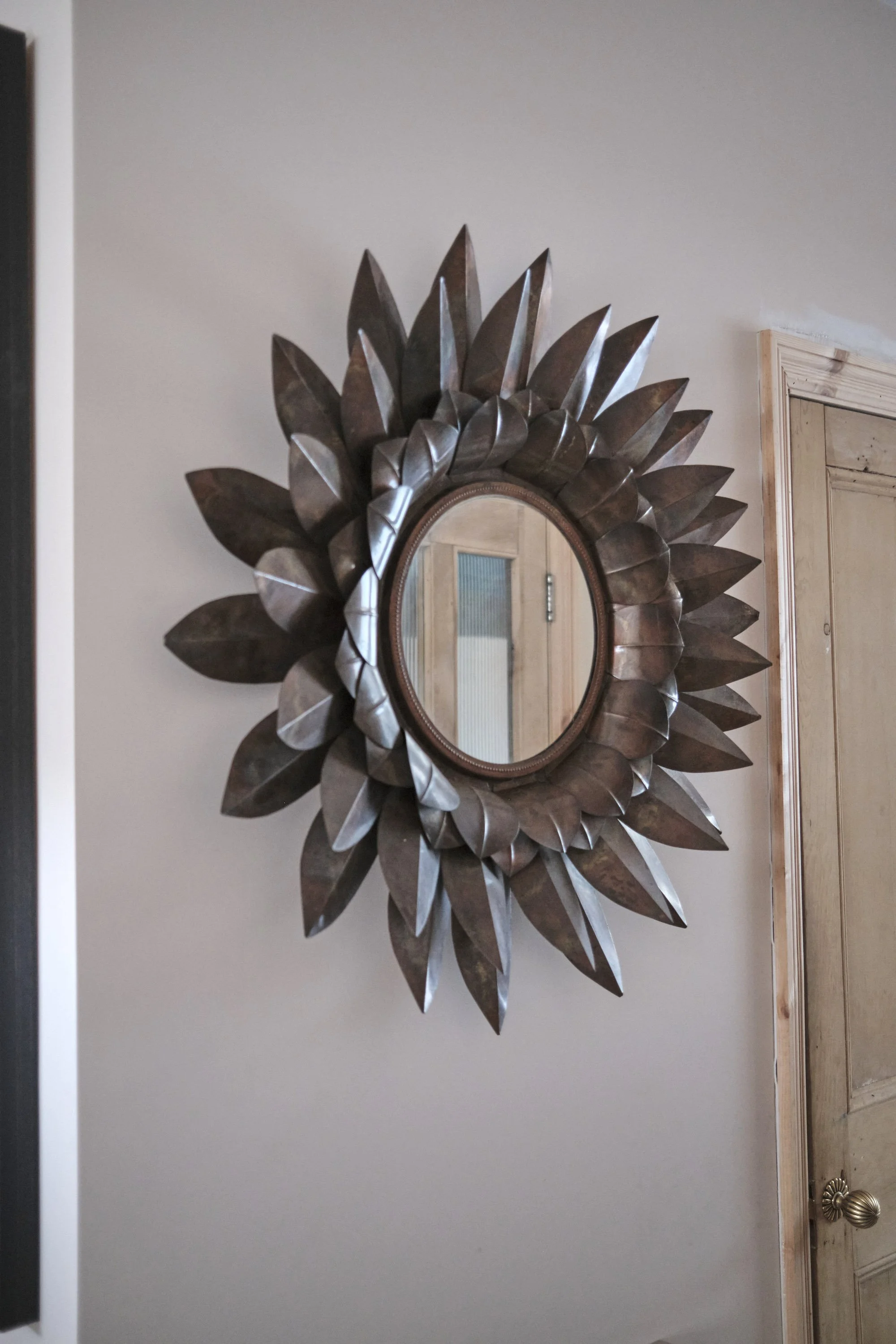 Sunburst Copper Mirror