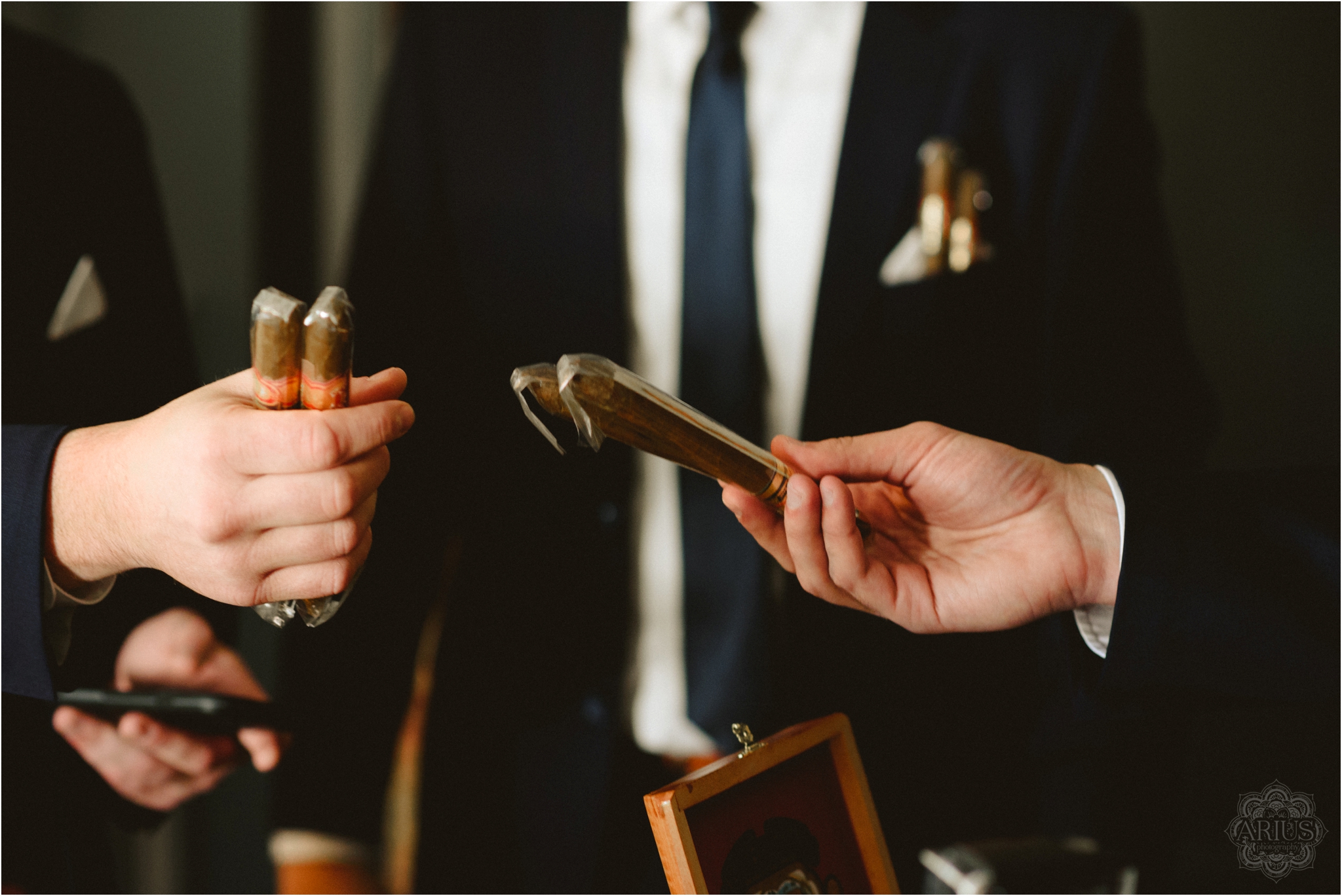 Cigars for the wedding day