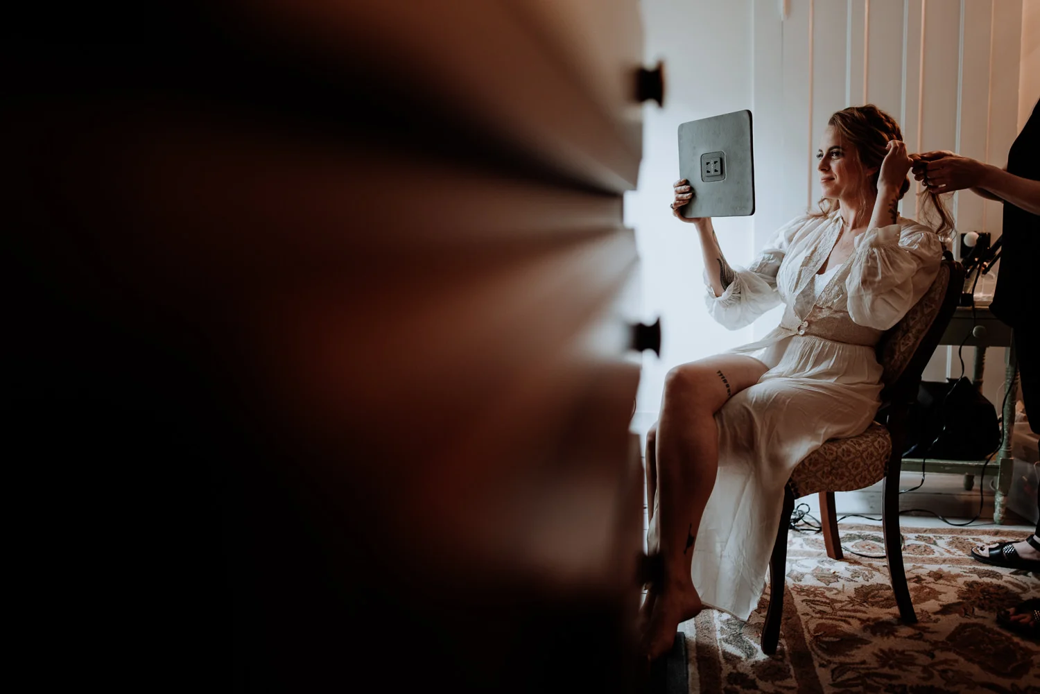 Shinglekill Falls Wedding with Boho Vintage vibe as documented b