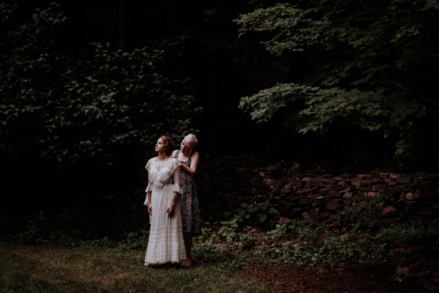 Shinglekill Falls Wedding with Boho Vintage vibe as documented b