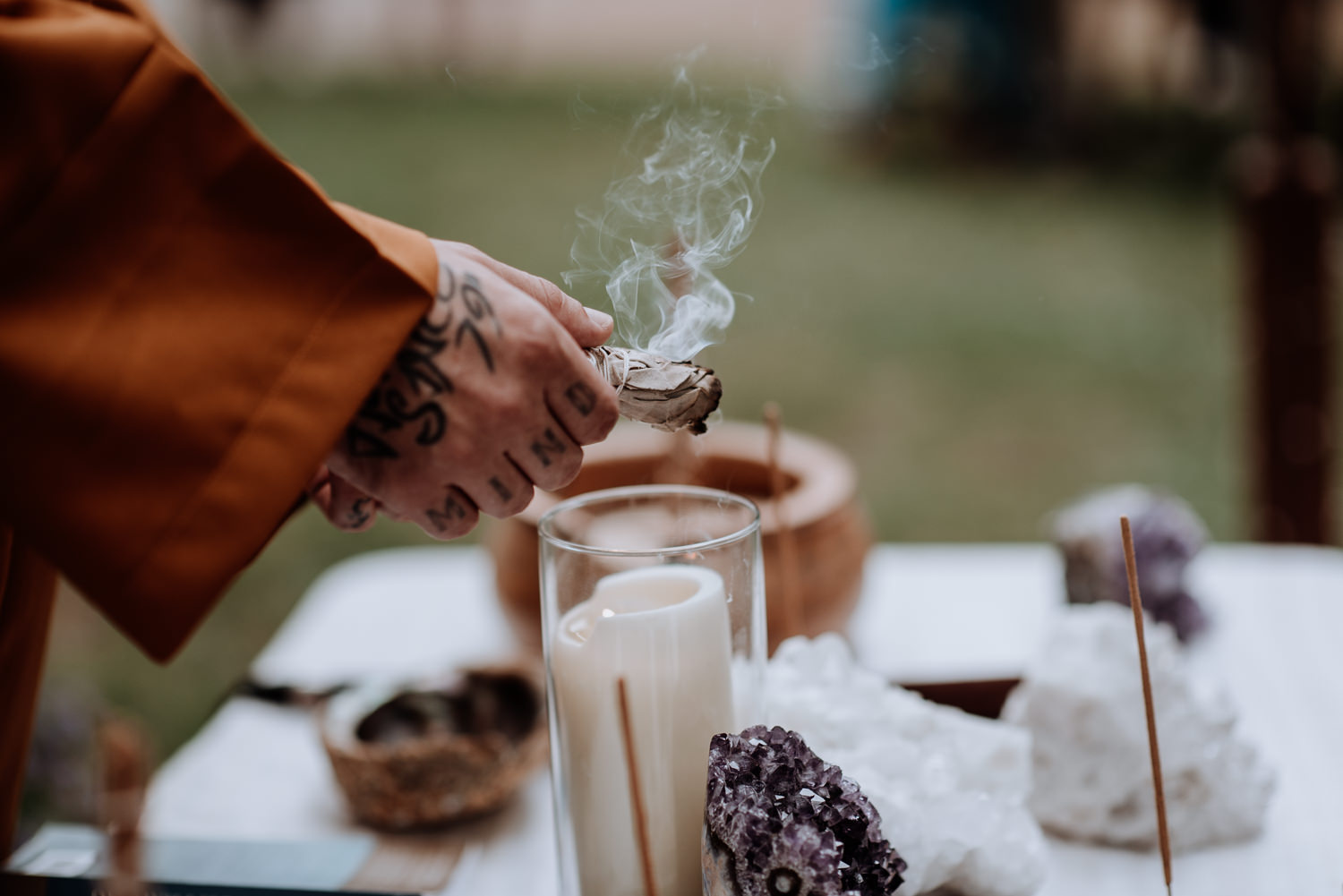 Shinglekill Falls Wedding with Boho Vintage vibe as documented b