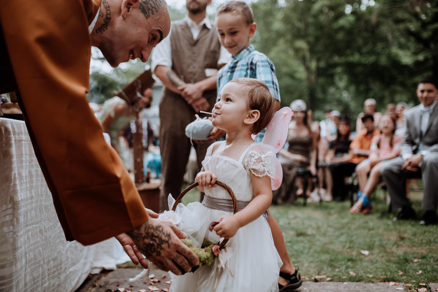 Shinglekill Falls Wedding with Boho Vintage vibe as documented b