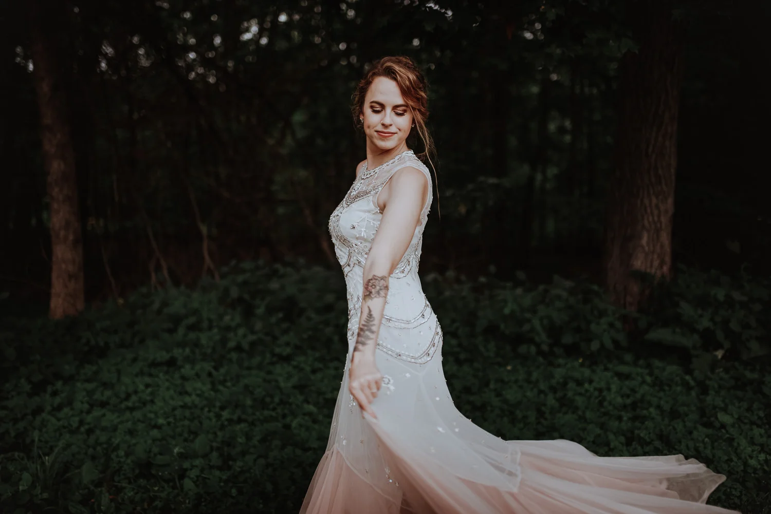 Shinglekill Falls Wedding with Boho Vintage vibe as documented b