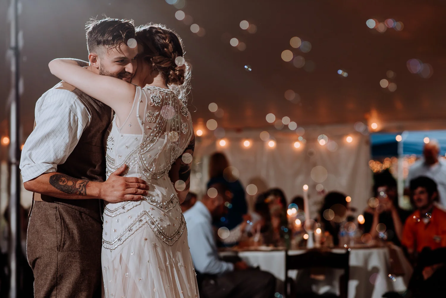 Shinglekill Falls Wedding with Boho Vintage vibe as documented b