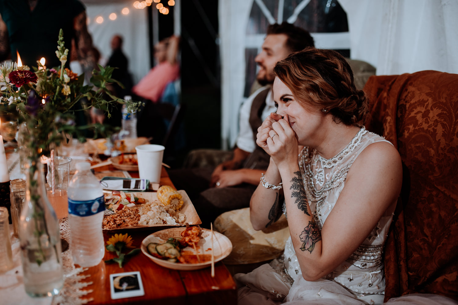 Shinglekill Falls Wedding with Boho Vintage vibe as documented b