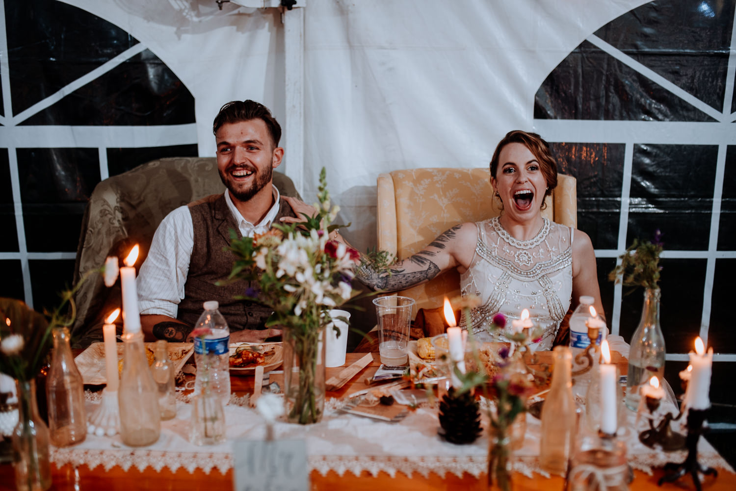 Shinglekill Falls Wedding with Boho Vintage vibe as documented b