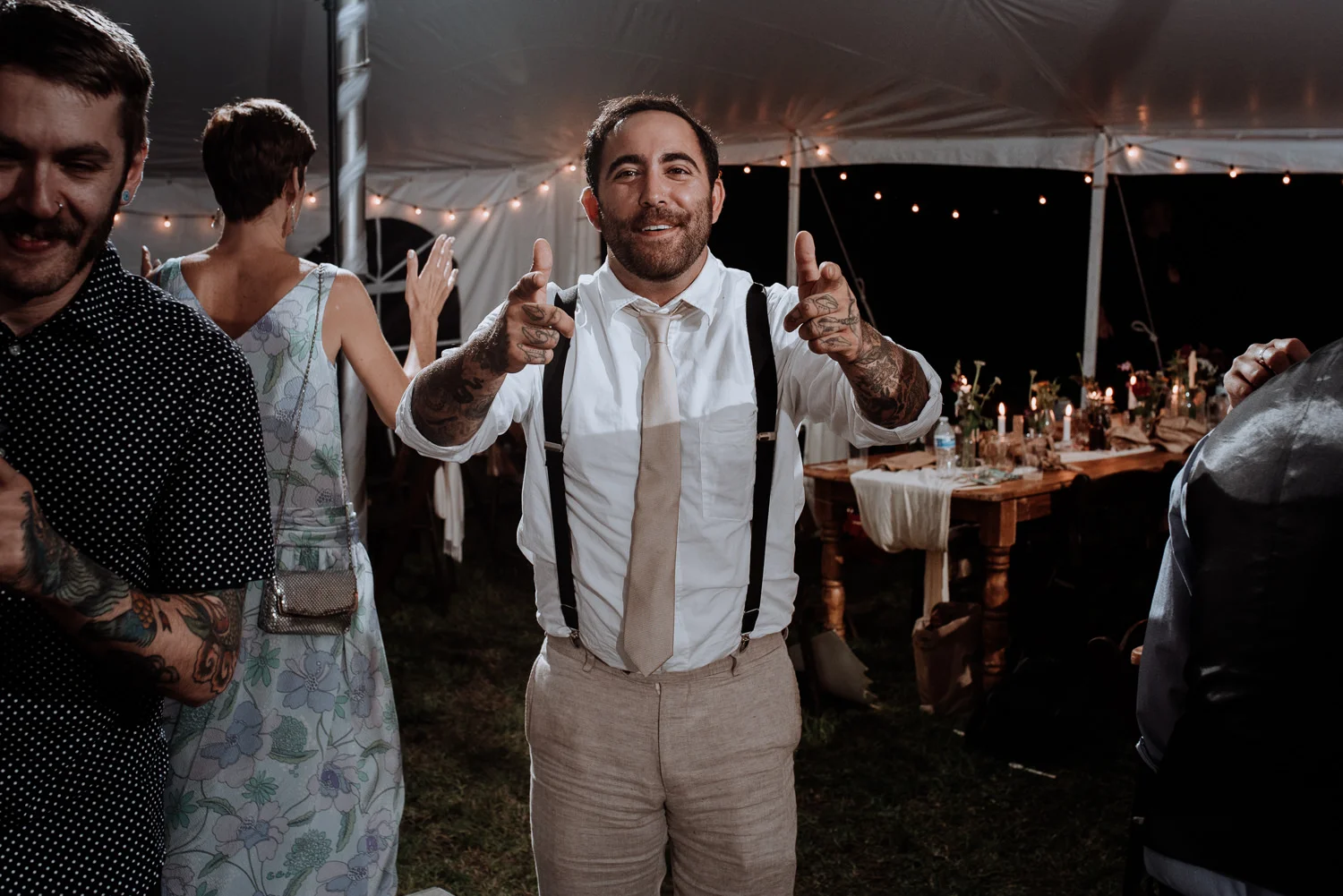 Shinglekill Falls Wedding with Boho Vintage vibe as documented b