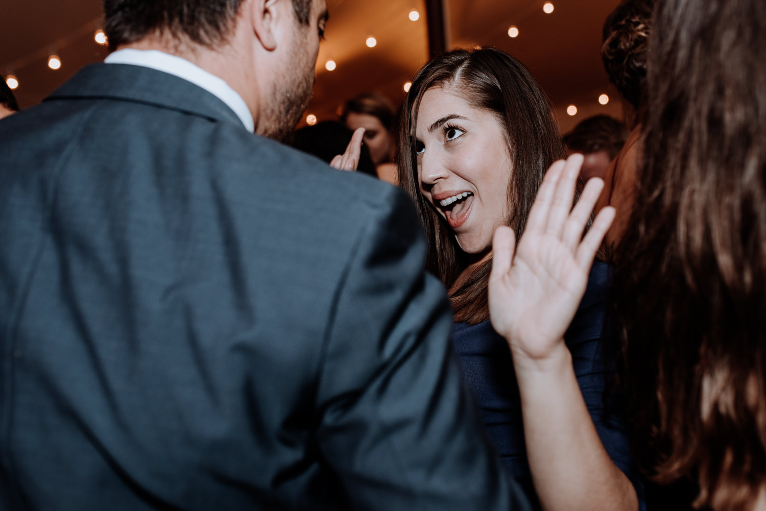 Red Maple Vineyard Wedding reception