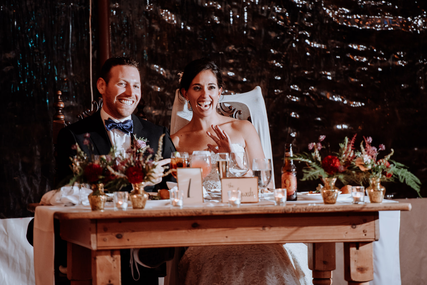 Red Maple Vineyard Wedding speeches