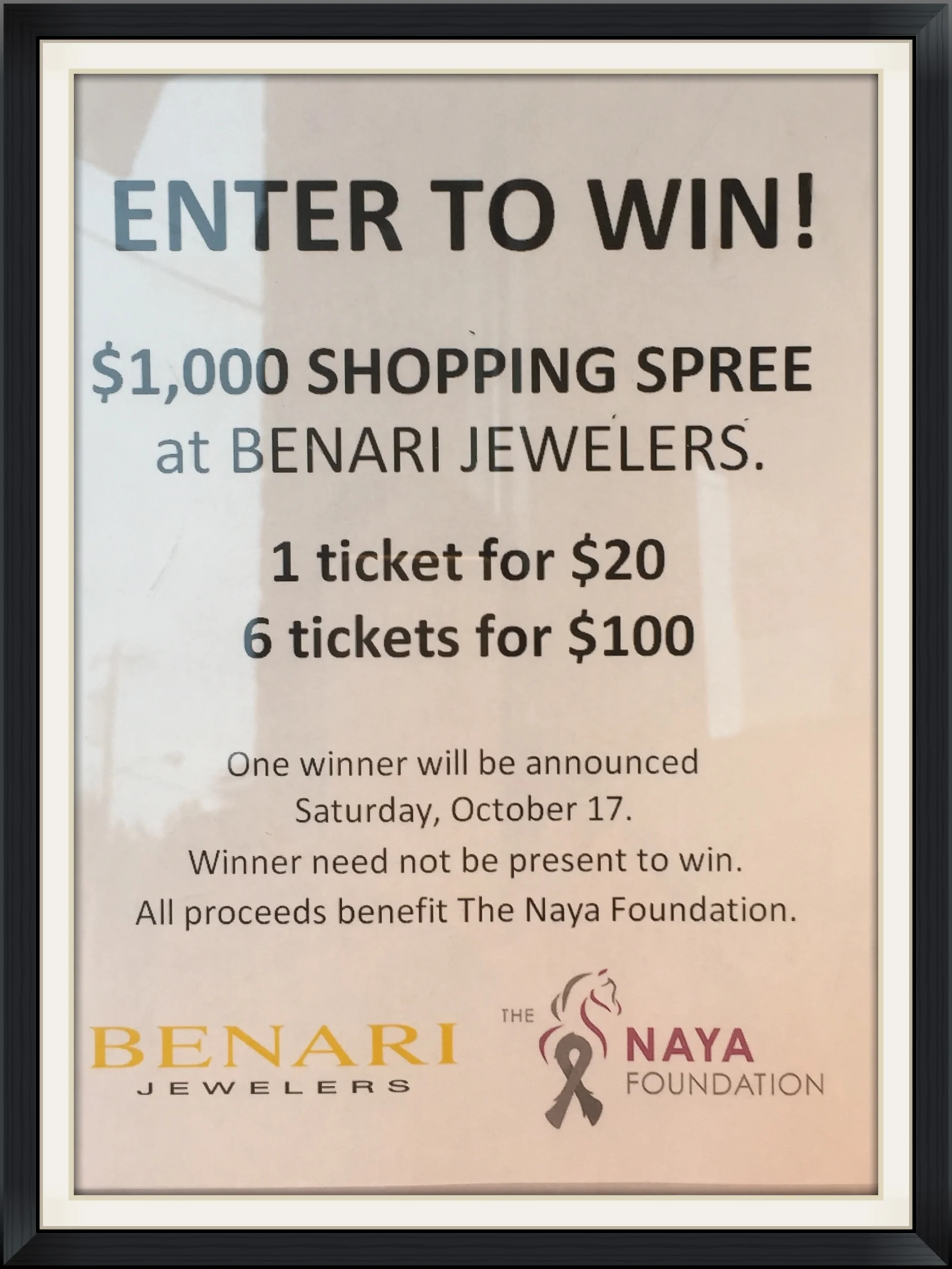 Benari Jewelers Shopping Spree