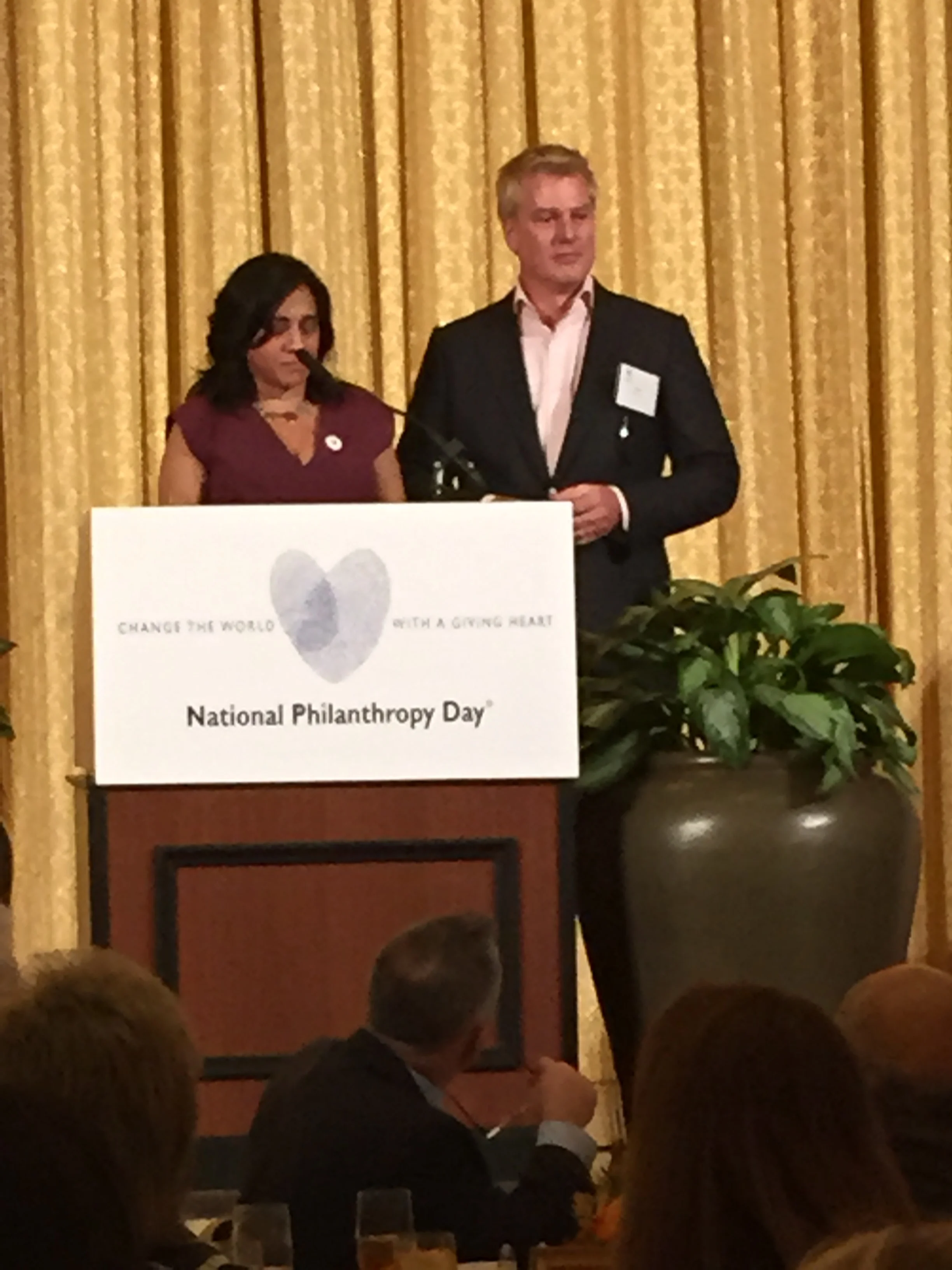 Honored to accept Naya's award with love and admiration for all that she did. Love you Naya.