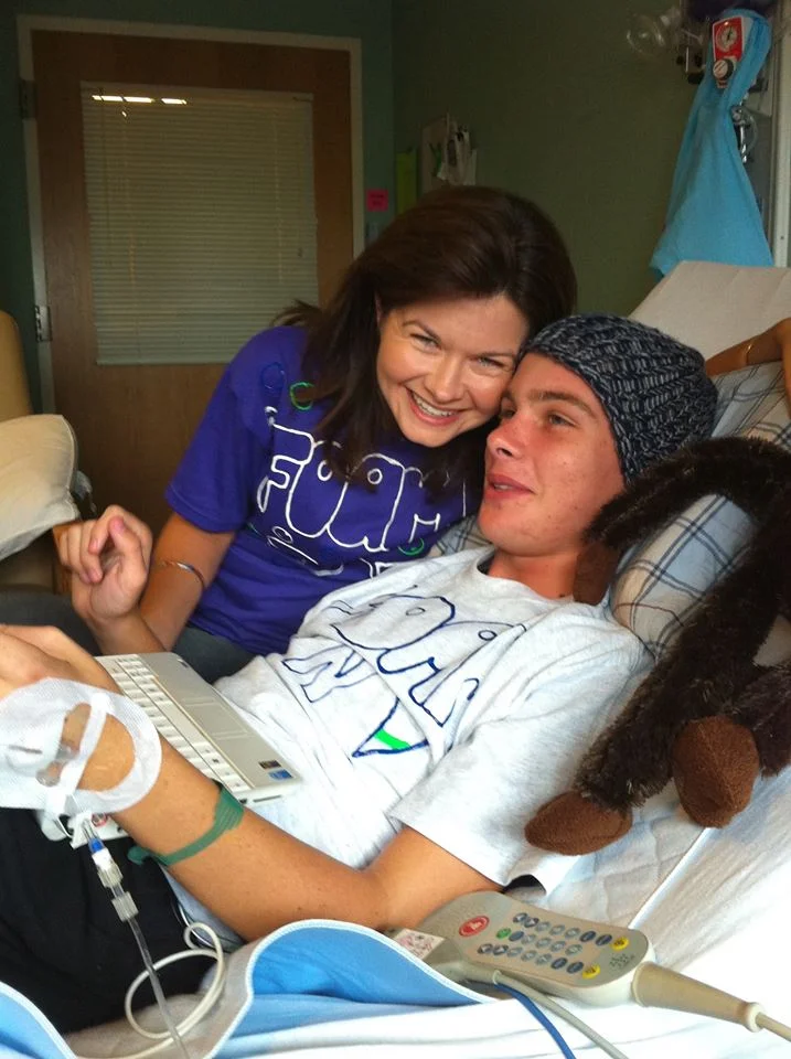 Amanda and her son David, who lost his life to Glioblastoma Multiforme