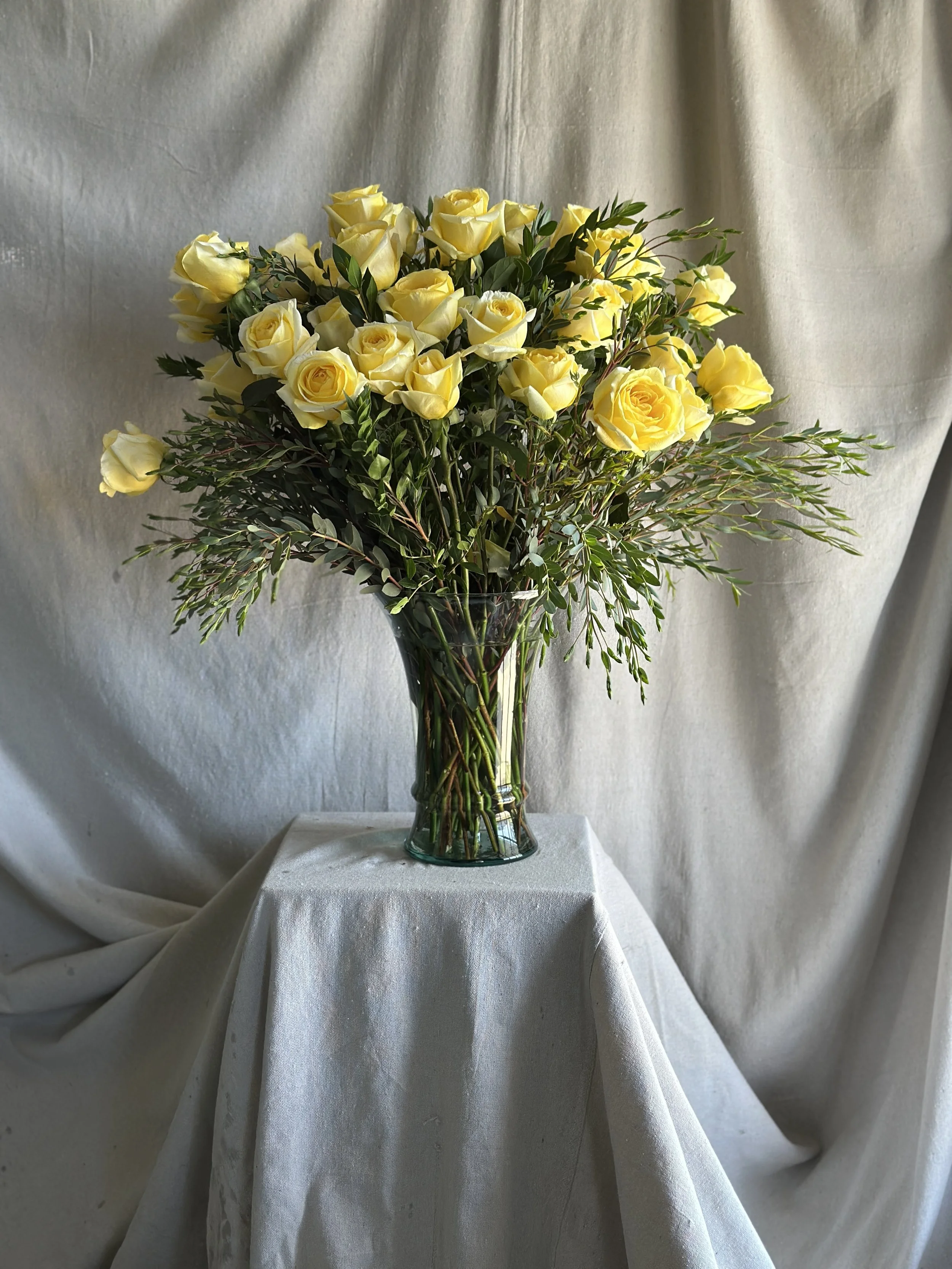 yellow rose arrangement - Rose of Sharon.jpg