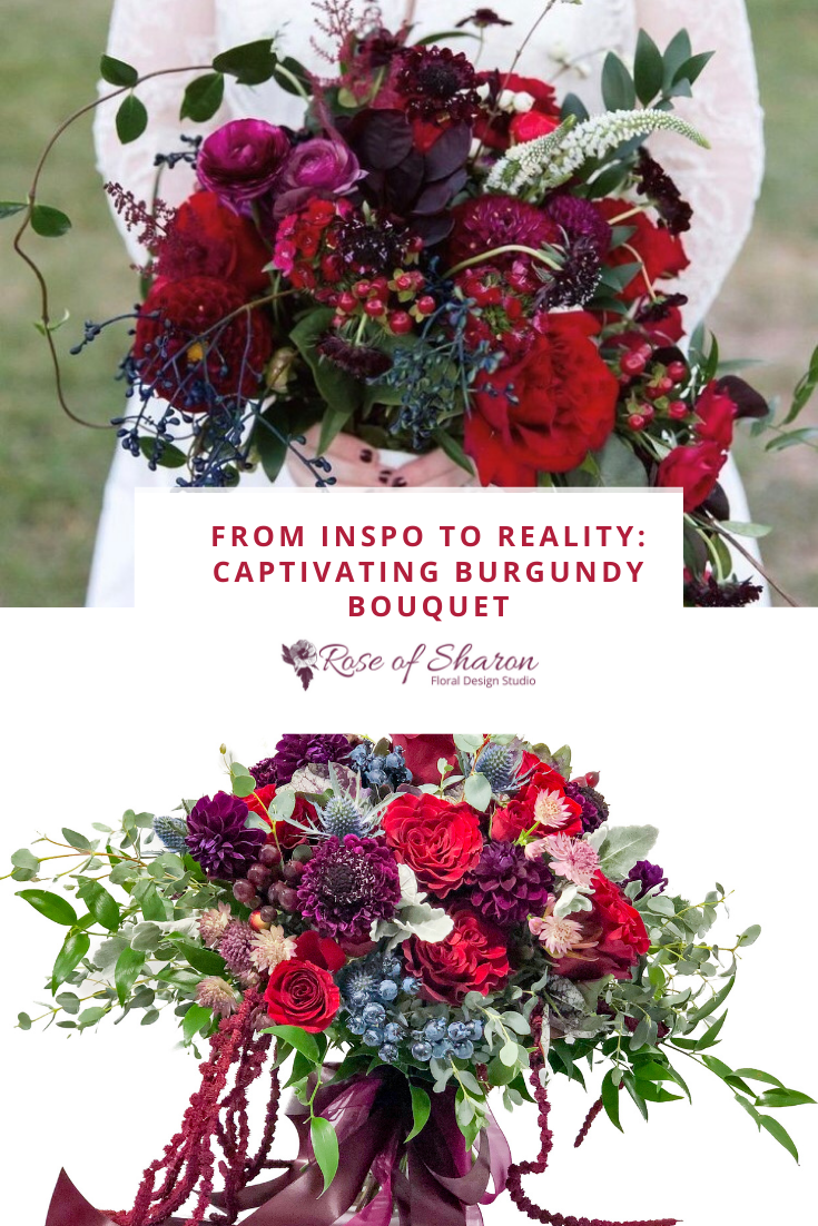 Floral Bouquet Designs, Burgundy and Plum Flower Frames and Wreaths, Dark  Red and Purple Flower Wreaths, Borders and Frames -  Canada