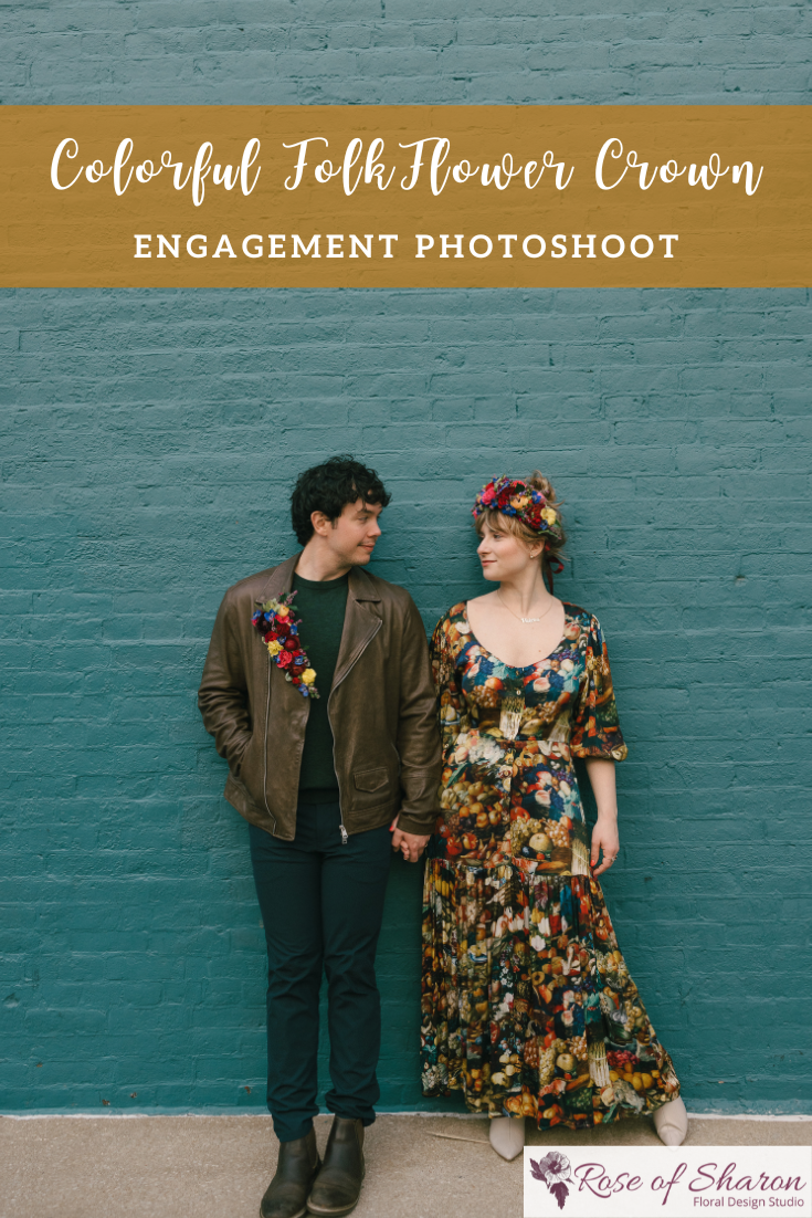 Inspiration vs. Interpretation: Colorful Folk Flower Crown
