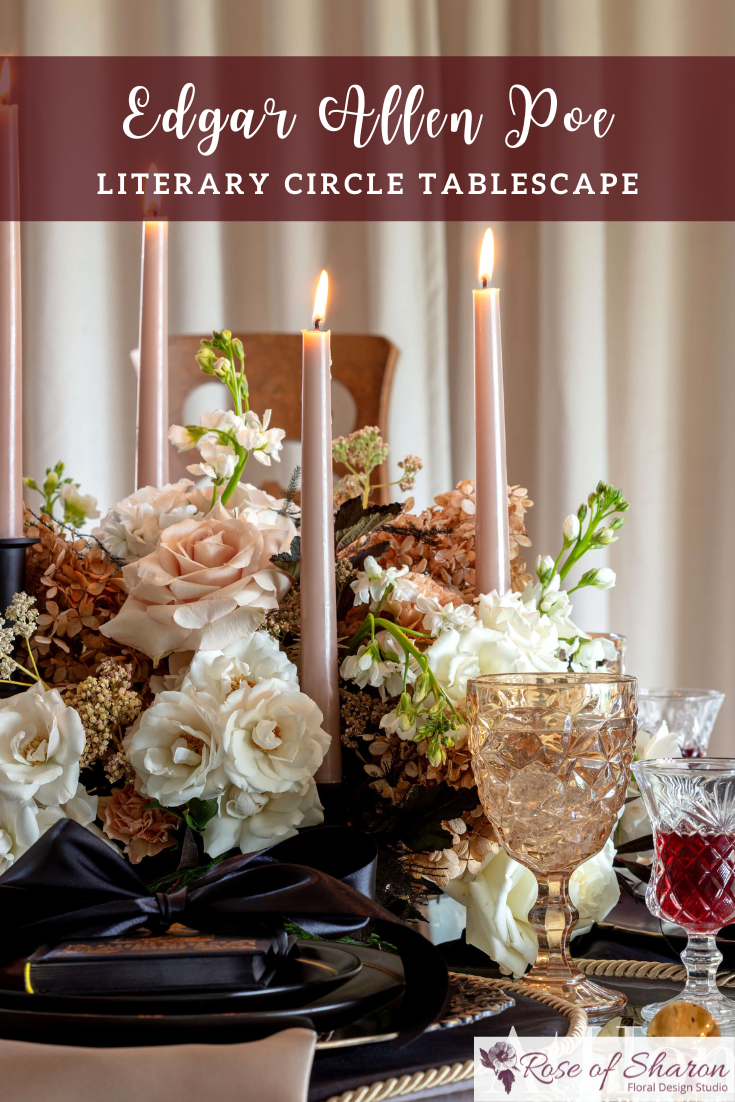 Fall Decor: Edgar Allan Poe Inspired Tablescape