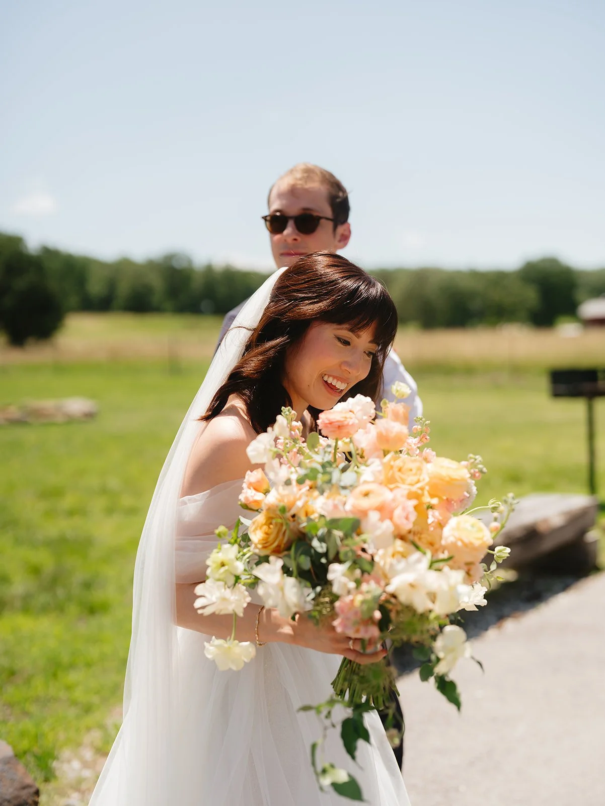 Dreamy Peach and Blush Wedding at Sassafras Springs Vineyard