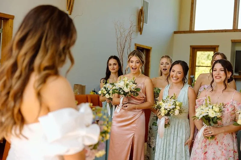 rose of sharon floral design studio wedding flowers sassafras springs vineyard fayetteville arkansas whimsical pastel colorful wedding bouquet photo by ana nunez