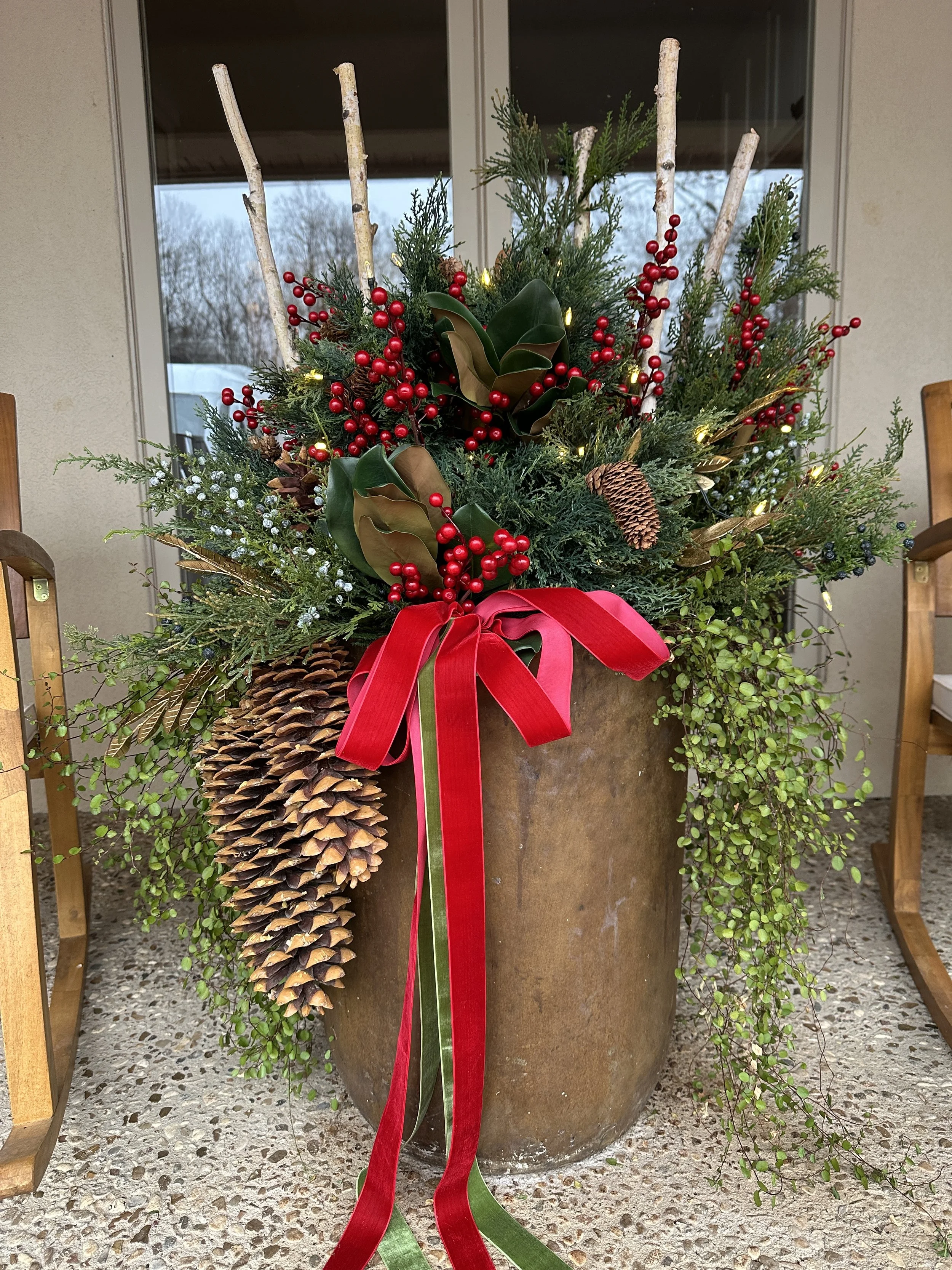holiday decorating planter - Rose of Sharon.jpg