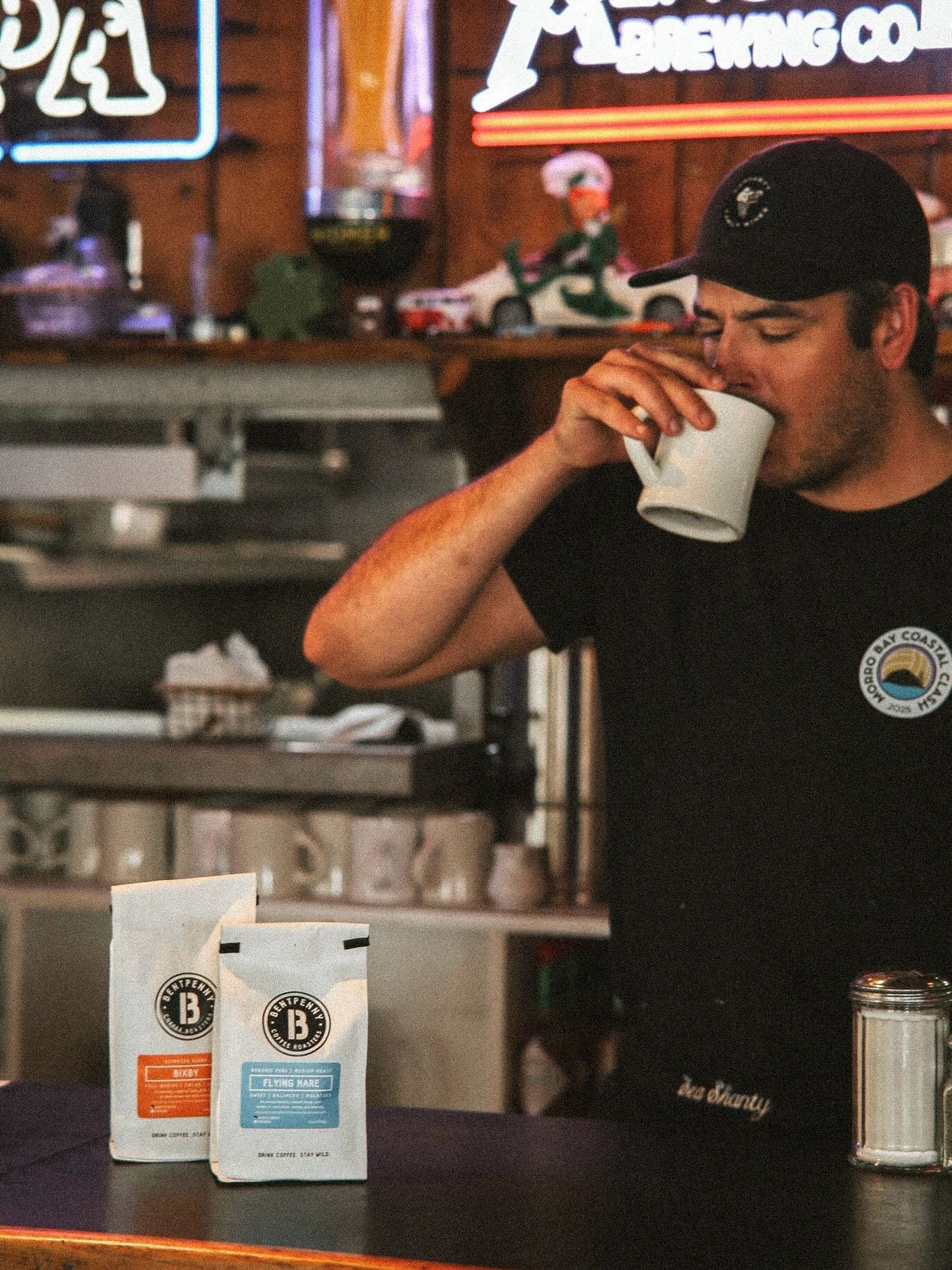 moseying our way to cayucos ☕️

we&rsquo;re taking over the coffee pot at @seashantycayucos for the weekend. serving our organic medium roast: the flying hare. see you there 🫡

🗓️: March 28-29, 9A-2P
📍: Sea Shanty