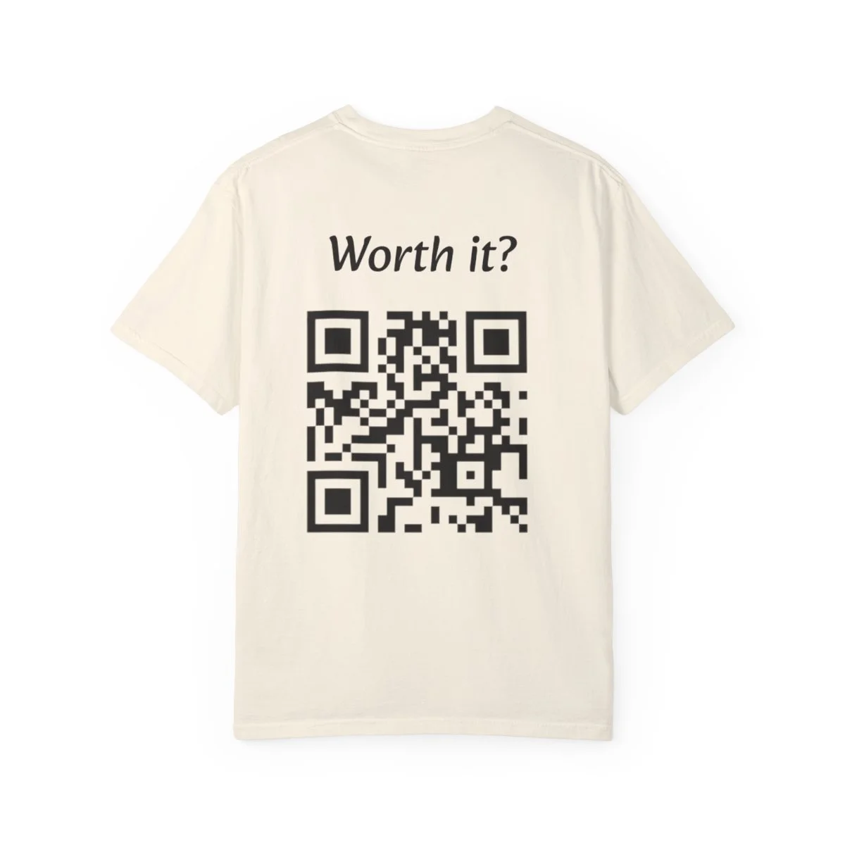 Worth It? QR Code & Album Artwork T-Shirt (Light)