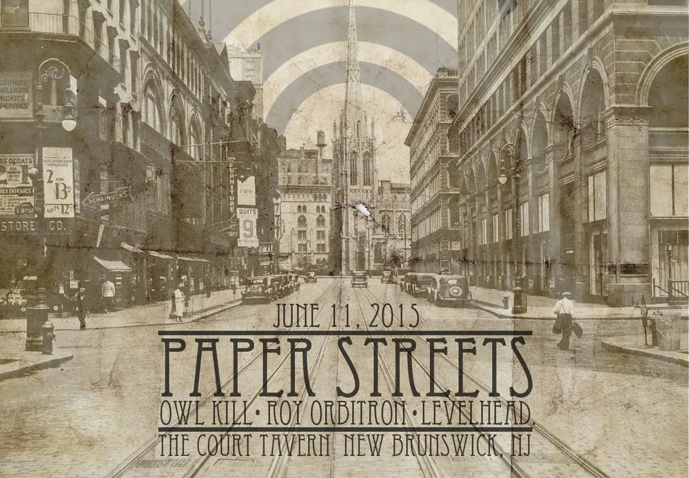THU. JUNE 11th @ Court Tavern - New Brunswick, NJ with Paper Streets - Owl Kill - levelhead. - Lyves Facebook