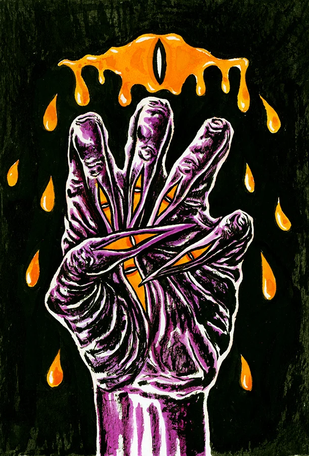 Six Eyed Demon Hand (1 of 2)